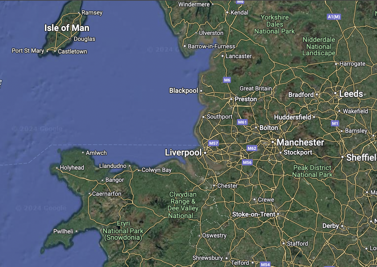 North West England Coverage Map